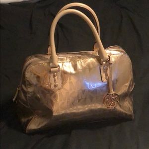 Michael Kors rose gold purse